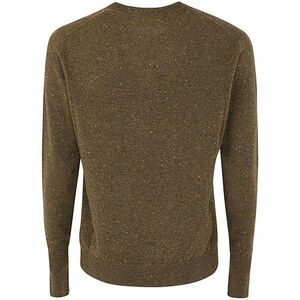 BALLANTYNE Men's Speckled Crew Neck Sweater Men GREEN Sweaters & Cardigans